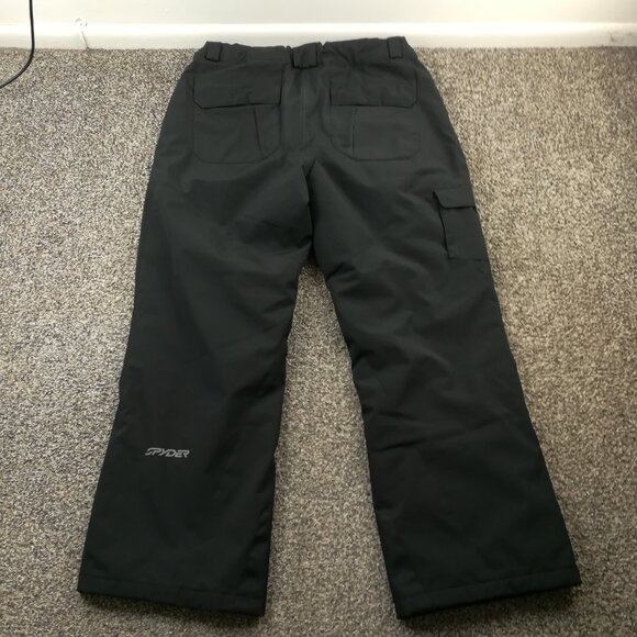 Spyder Pants Troublemaker Thinsulate Insulated Ski Snow Black Mens XL *Flaw - Picture 6 of 9